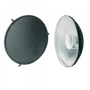 Beauty dish 55cm - Chóa 55cm(Silver) ngàm bowen