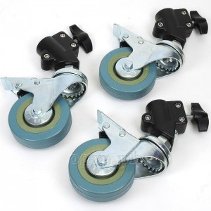 Bánh xe Nicefoto-B22 có khóa cho chân đèn 