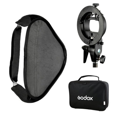 Softbox flash godox 80*80 đa dụng, ngàm Bowẹn Softbox flash godox 80*80 đa dụng, ngàm Bowẹn
