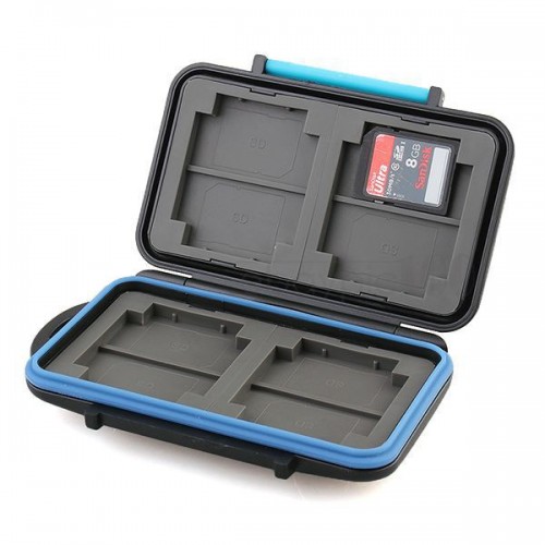 Hộp đựng thẻ nhớ chống sốc 8 sd, 4 cf