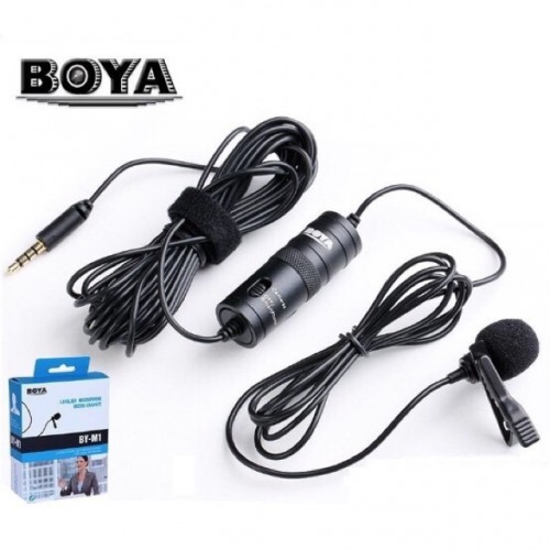 MIC THU ÂM CÀI ÁO BOYA BY-M1 kèm Pin MIC THU ÂM CÀI ÁO BOYA BY-M1 kèm Pin