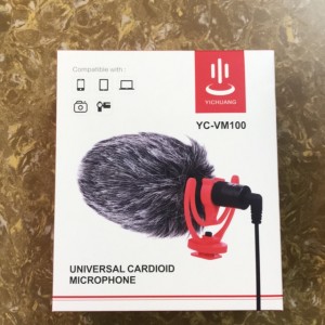 Mic thu âm Boya YC-VM100 đa năng cho máy ảnh, máy quay, smartphone